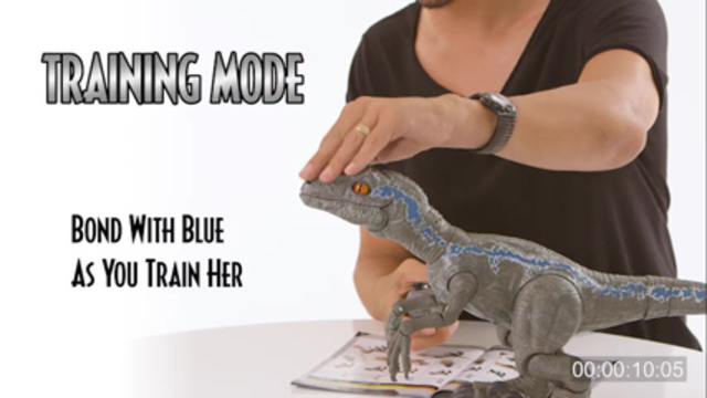 jurassic world alpha training blue remote control velociraptor