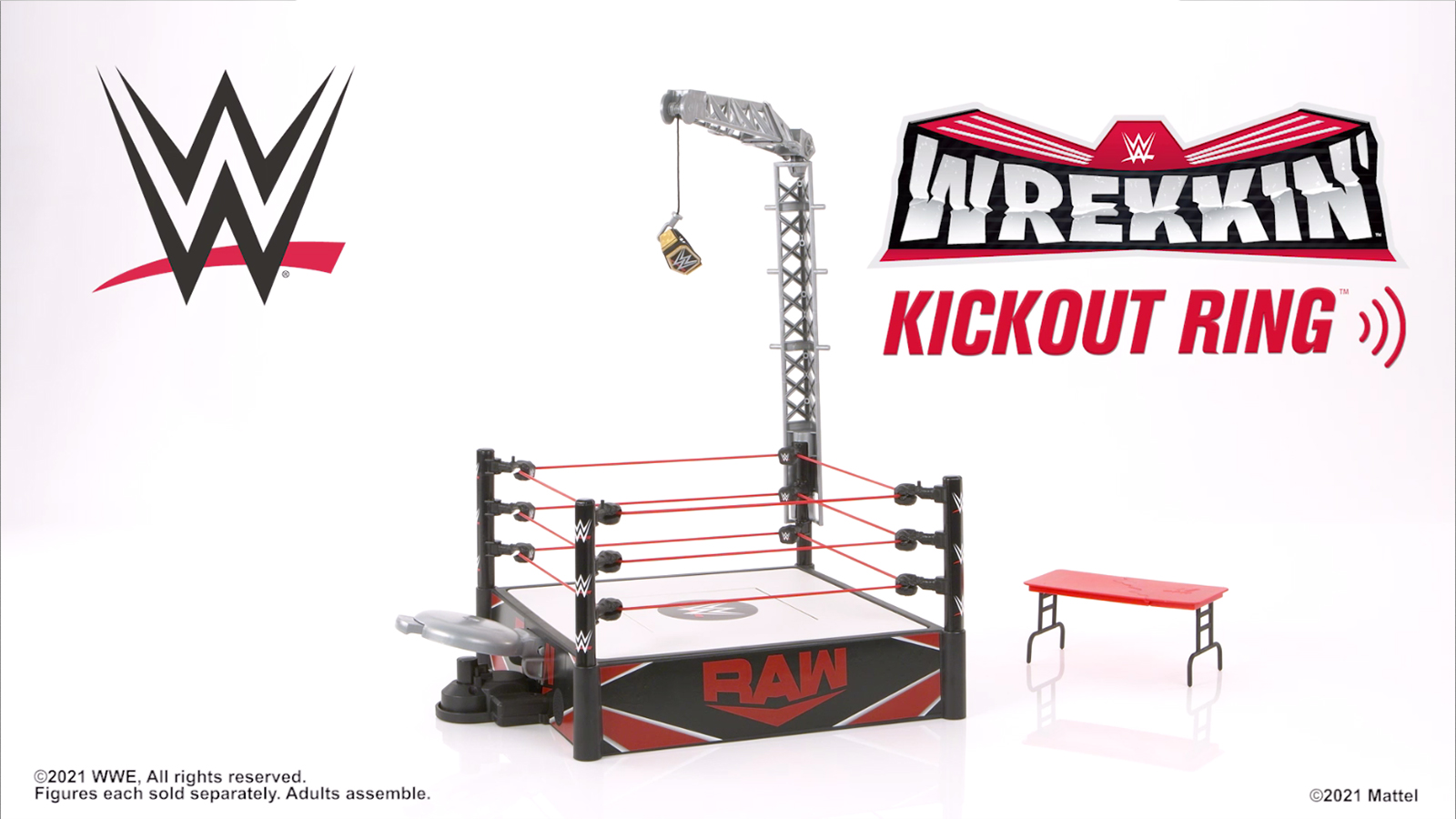 wwe wrekkin kickout ring