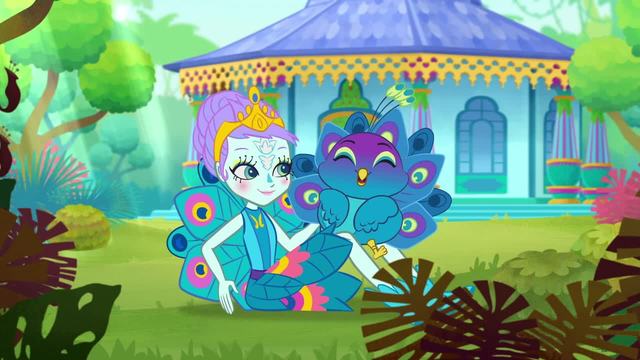 enchantimals patter peacock and flap